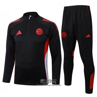 Chandal de Sudadera del Bayern Munich 2025-2026 Nino Negro