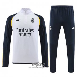 Chandal de Sudadera del Real Madrid 2023-2024 Blanco