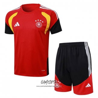 Chandal del Alemania 2025-2026 Manga Corta Rojo - Pantalon Corto