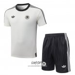 Chandal del Alemania 2026-2027 Manga Corta Crema - Pantalon Corto