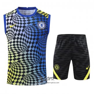 Chandal del Chelsea 2022-2023 Sin Mangas Azul