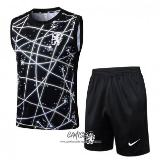 Chandal del Chelsea 2025-2026 Sin Mangas Negro