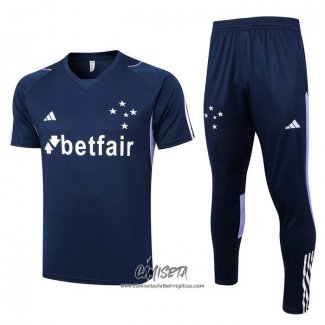 Chandal del Cruzeiro 2023-2024 Manga Corta Azul