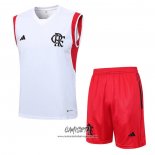 Chandal del Flamengo 2023-2024 Sin Mangas Blanco