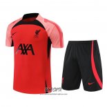 Chandal del Liverpool 2022-2023 Manga Corta Rojo - Pantalon Corto