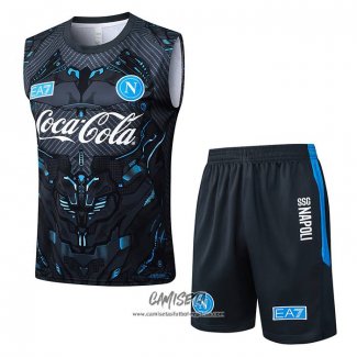 Chandal del Napoli 2025-2026 Sin Mangas Negro