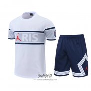 Chandal del Paris Saint-Germain 2022-2023 Manga Corta Blanco - Pantalon Corto