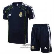 Chandal del Real Madrid 2025-2026 Manga Corta Azul - Pantalon Corto