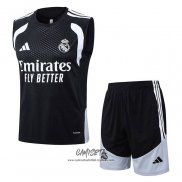Chandal del Real Madrid 2025-2026 Sin Mangas Negro