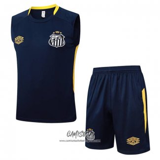 Chandal del Santos 2025-2026 Sin Mangas Azul
