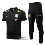 Conjunto Polo del Brasil 2022-2023 Negro