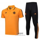 Conjunto Polo del SC Internacional 2023-2024 Naranja