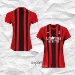 Primera Camiseta AC Milan 2021-2022 Mujer