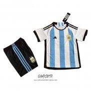 Primera Camiseta Argentina 2022 Nino