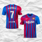 Primera Camiseta Barcelona Jugador O.Dembele 2021-2022