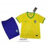 Primera Camiseta Brasil 2023 Nino