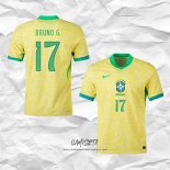 Primera Camiseta Brasil Jugador Bruno G. 2024