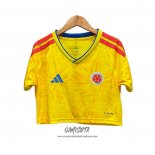 Primera Camiseta Colombia 2026 Mujer Corta