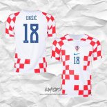 Primera Camiseta Croacia Jugador Orsic 2022