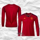 Primera Camiseta Espana 2022 Manga Larga