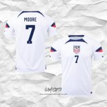 Primera Camiseta Estados Unidos Jugador Moore 2022