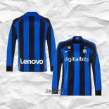 Primera Camiseta Inter Milan 2022-2023 Manga Larga