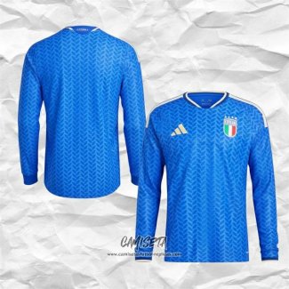 Primera Camiseta Italia 2026 Manga Larga