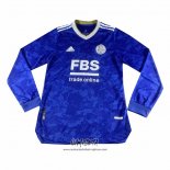Primera Camiseta Leicester City 2021-2022 Manga Larga
