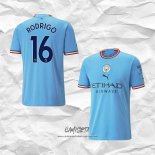 Primera Camiseta Manchester City Jugador Rodrigo 2022-2023