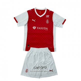 Primera Camiseta Stade de Reims 2025-2026 Nino