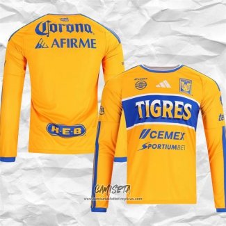 Primera Camiseta Tigres UANL 2026-2027 Manga Larga