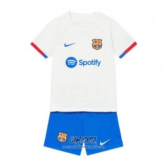 Segunda Camiseta Barcelona 2023-2024 Nino