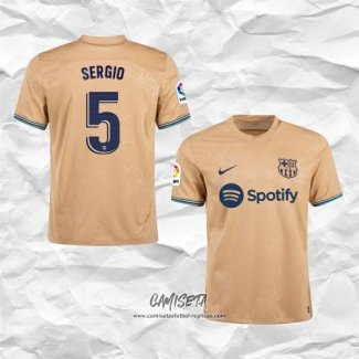 Segunda Camiseta Barcelona Jugador Sergio 2022-2023