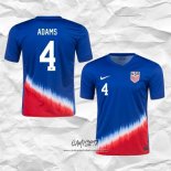 Segunda Camiseta Estados Unidos Jugador Adams 2024