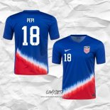 Segunda Camiseta Estados Unidos Jugador Pepi 2024
