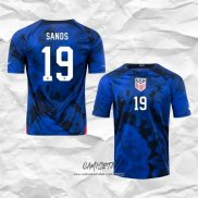 Segunda Camiseta Estados Unidos Jugador Sands 2022
