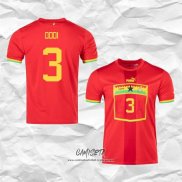Segunda Camiseta Ghana Jugador Odoi 2022