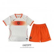 Segunda Camiseta Paises Bajos 2026 Nino