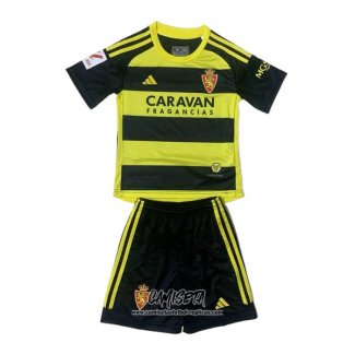 Segunda Camiseta Real Zaragoza 2023-2024 Nino