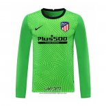 Camiseta Atletico Madrid Portero 2020-2021 Manga Larga Verde