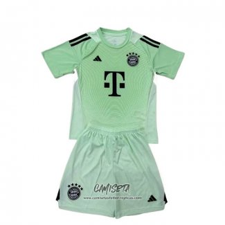 Camiseta Bayern Munich Portero 2025-2026 Nino Verde