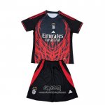 Camiseta Benfica Special 2025-2026 Nino Negro Rojo