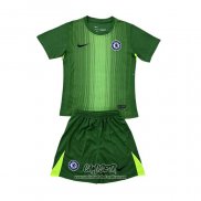 Camiseta Chelsea Portero 2025-2026 Nino Verde