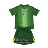Camiseta Estados Unidos Portero 2025 Nino Verde