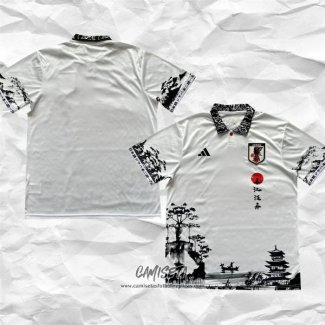 Camiseta Japon Anime 2024-2025 Negro y Blanco Tailandia