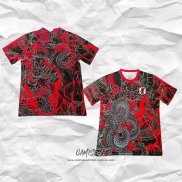 Camiseta Japon Dragon 2025-2026 Negro Rojo Tailandia