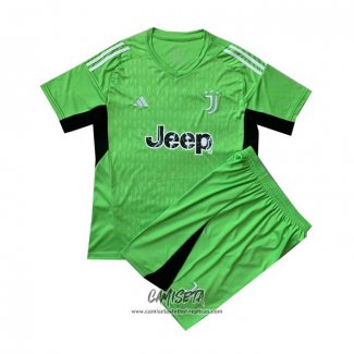 Camiseta Juventus Portero 2023-2024 Nino Verde