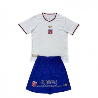 Camiseta Lyon Anniversary 2024-2025 Nino Blanco