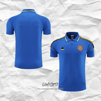 Camiseta Polo del Manchester United 2022-2023 Azul