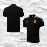 Camiseta Polo del Manchester United 2022-2023 Negro